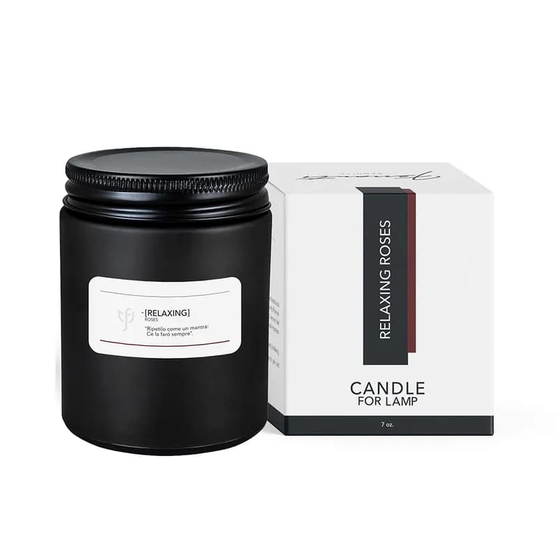 Soy candle relaxing roses